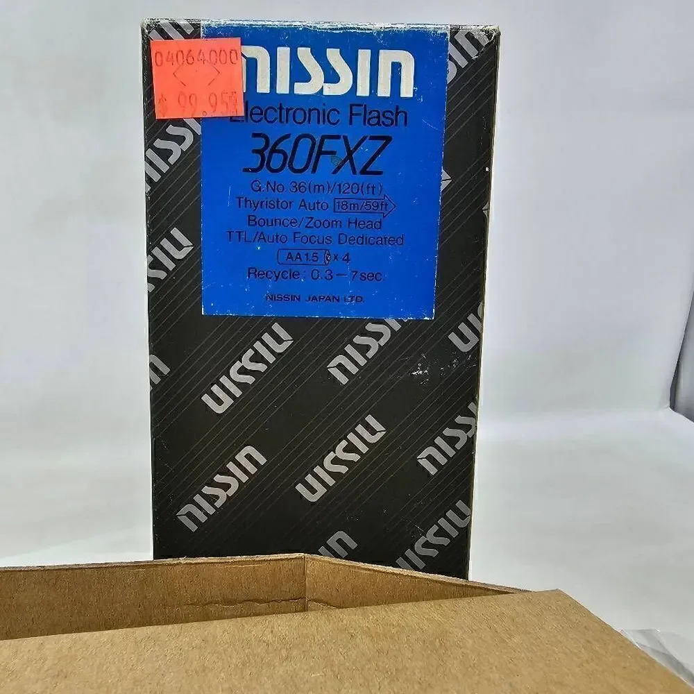 NISSIN 360FXZ ELECTRONIC FLASH FOR MAXXUM XI OR I SERIES NOS